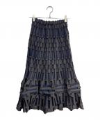 HaaTハート）の古着「プリーツスカート」｜グレー