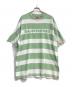 SUPREME（シュプリーム）の古着「printed stripe s/s top」｜グリーン×ホワイト