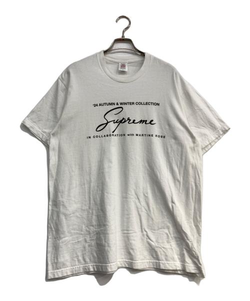 SUPREME（シュプリーム）SUPREME (シュプリーム) MARTINE ROSE (マーティン・ローズ) Martine Rose Tee ホワイト サイズ:Lの古着・服飾アイテム