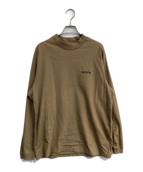 SUPREME（シュプリーム）Supreme (シュプリーム) モックネックロングスリーブカットソー　	22AW ブラウン サイズ:Mの古着・服飾アイテム