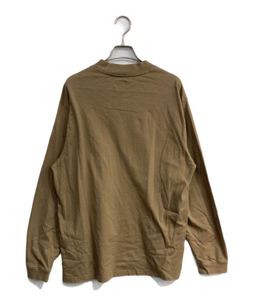 SUPREME（シュプリーム）Supreme (シュプリーム) モックネックロングスリーブカットソー　	22AW ブラウン サイズ:Mの古着・服飾アイテム