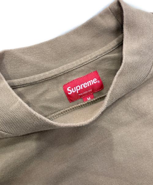 SUPREME（シュプリーム）Supreme (シュプリーム) モックネックロングスリーブカットソー　	22AW ブラウン サイズ:Mの古着・服飾アイテム