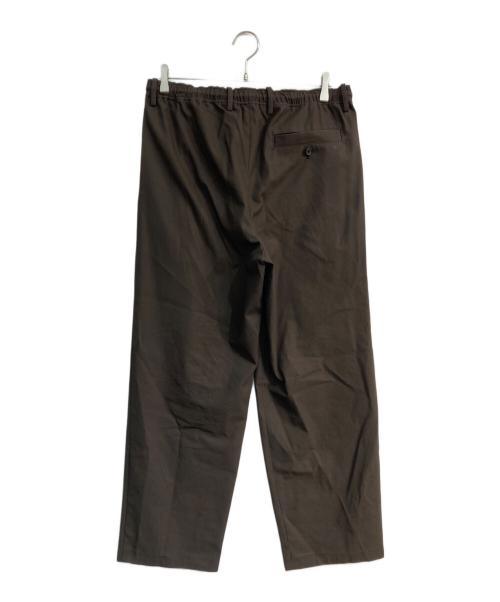 MARKAWARE（マーカウェア）MARKAWARE (マーカウェア) DOUBLE PLEATED EASY TROUSERS ブラウン サイズ:2の古着・服飾アイテム