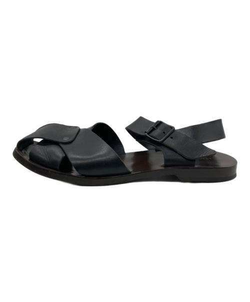 LEMAIRE（ルメール）LEMAIRE (ルメール) レザーストラップサンダル ブラック サイズ:45の古着・服飾アイテム