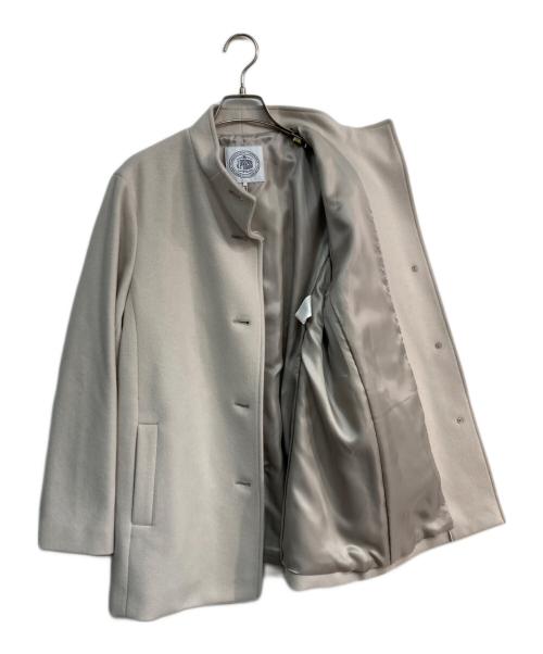 J.PRESS（ジェイプレス）J.PRESS (ジェイプレス) ショートビーバー ボトルネック コート ベージュ サイズ:T13 未使用品の古着・服飾アイテム