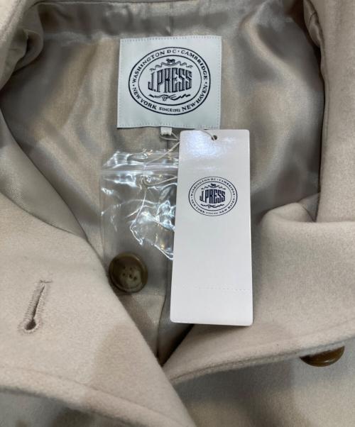 J.PRESS（ジェイプレス）J.PRESS (ジェイプレス) ショートビーバー ボトルネック コート ベージュ サイズ:T13 未使用品の古着・服飾アイテム