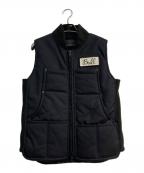BULL ORIGINALブルオリジナル）の古着「中綿入りベスト」｜ブラック