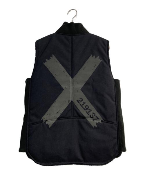 BULL ORIGINAL（ブルオリジナル）bull original (ブルオリジナル) 中綿入りベスト ブラック サイズ:Sの古着・服飾アイテム