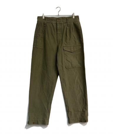 Nigel Cabourn ブリティッシュアーミーパンツ 32 カーキ 中古・古着通販】NIGEL CABOURN (ナイジェルケーボン) BRITISH ARMY