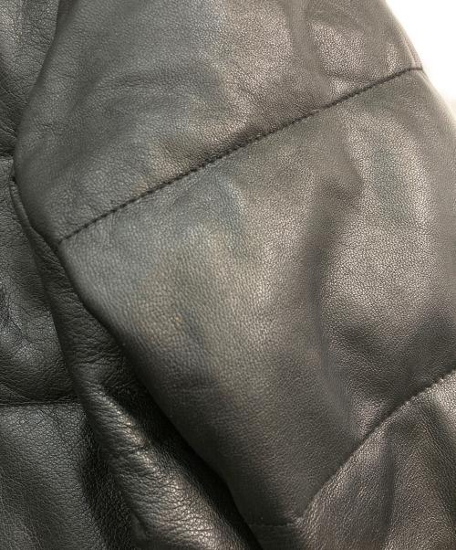 Ron Herman（ロンハーマン）Ron Herman (ロンハーマン) レザーダウンジャケット ブラック サイズ:XSの古着・服飾アイテム