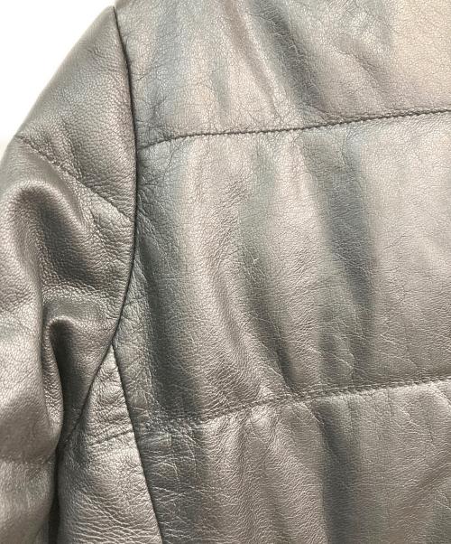 Ron Herman（ロンハーマン）Ron Herman (ロンハーマン) レザーダウンジャケット ブラック サイズ:XSの古着・服飾アイテム