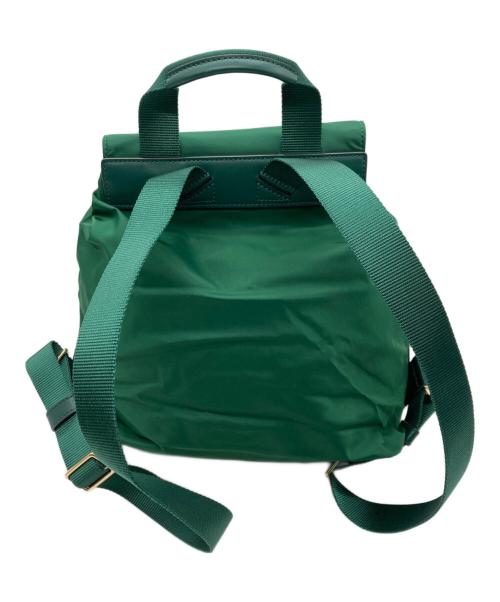 TORY BURCH（トリーバーチ）TORY BURCH (トリーバーチ) ワッペンナイロンリュック グリーンの古着・服飾アイテム