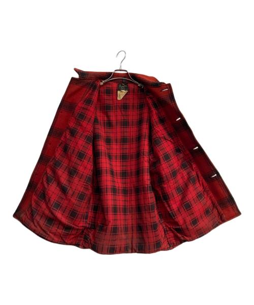 AMERICAN FIELD（アメリカン フィールド）AMERICAN FIELD (アメリカン フィールド) ウールチェックジャケット レッド サイズ:-の古着・服飾アイテム