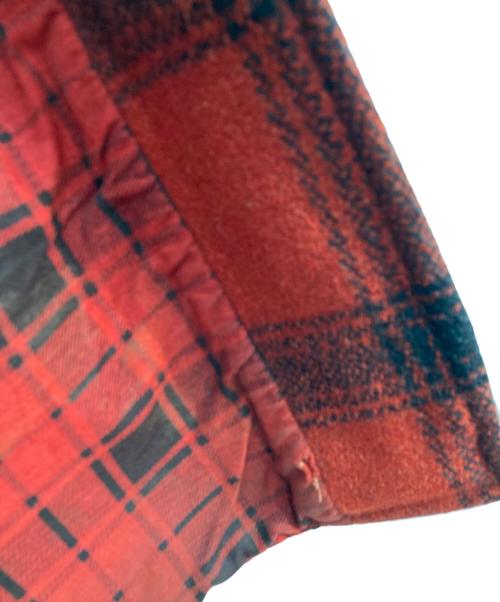 AMERICAN FIELD（アメリカン フィールド）AMERICAN FIELD (アメリカン フィールド) ウールチェックジャケット レッド サイズ:-の古着・服飾アイテム