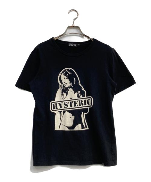 Hysteric Glamour（ヒステリックグラマー）Hysteric Glamour (ヒステリックグラマー) プリントTシャツ ブラック サイズ:Mの古着・服飾アイテム