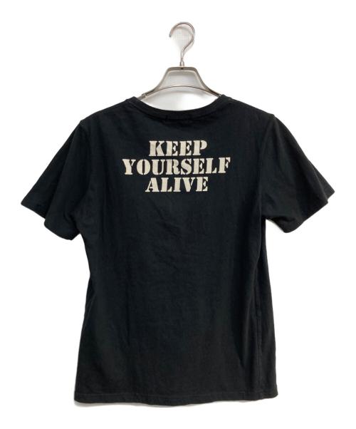 Hysteric Glamour（ヒステリックグラマー）Hysteric Glamour (ヒステリックグラマー) プリントTシャツ ブラック サイズ:Mの古着・服飾アイテム