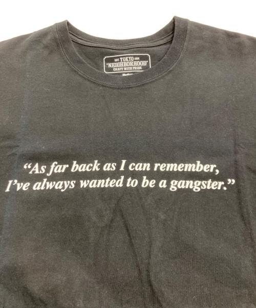 NEIGHBORHOOD（ネイバーフッド）NEIGHBORHOOD (ネイバーフッド) プリントTシャツ ブラック サイズ:Ⅿの古着・服飾アイテム