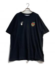 OFFWHITE（オフホワイト）の古着「Apple T-Shirt」｜ブラック