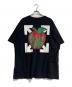 OFFWHITE (オフホワイト) Apple T-Shirt ブラック サイズ:S：8000円