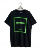 NEIGHBORHOODネイバーフッド）の古着「プリントTシャツ」｜ブラック×グリーン