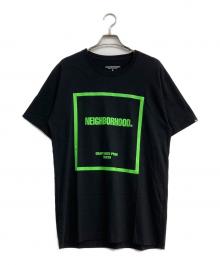 NEIGHBORHOOD（ネイバーフッド）の古着「プリントTシャツ」｜ブラック×グリーン