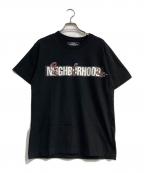 NEIGHBORHOODネイバーフッド）の古着「プリントTシャツ」｜ブラック