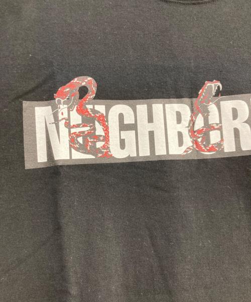 NEIGHBORHOOD（ネイバーフッド）NEIGHBORHOOD (ネイバーフッド) プリントTシャツ ブラック サイズ:Mの古着・服飾アイテム