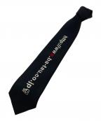 BA-TSU CLUBバツクラブ）の古着「刺繍ネクタイ」｜ブラック