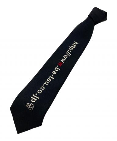 中古・古着通販】BA-TSU CLUB (バツクラブ) 刺繍ネクタイ ブラック