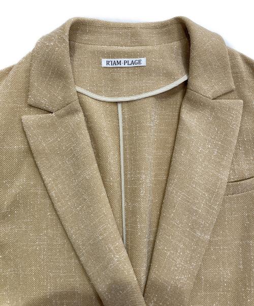 R'IAM-Plage（リアムプラージュ）R'IAM-Plage (リアムプラージュ) ミニツイードジャケット　20010922603230 ベージュ サイズ:36の古着・服飾アイテム