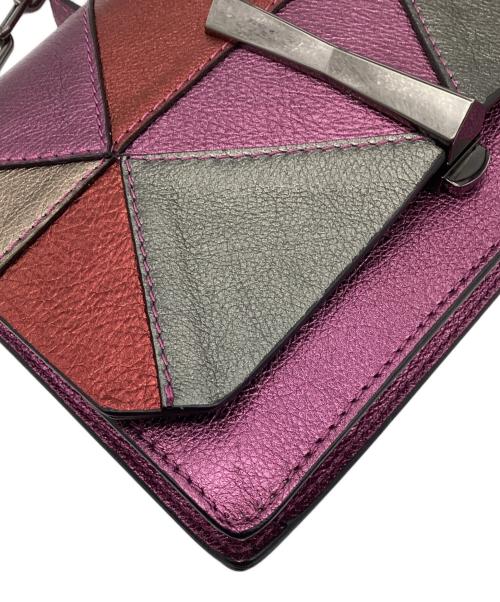 GIANNI CHIARINI（ジャンニ キアリーニ）GIANNI CHIARINI (ジャンニ キアリーニ) チェーンショルダーバッグ パープル×ピンクの古着・服飾アイテム