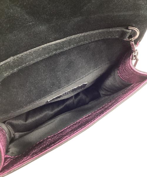 GIANNI CHIARINI（ジャンニ キアリーニ）GIANNI CHIARINI (ジャンニ キアリーニ) チェーンショルダーバッグ パープル×ピンクの古着・服飾アイテム