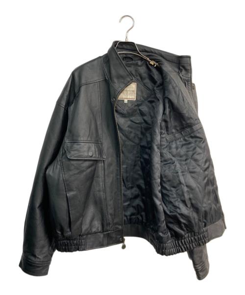 JOHN ASHFORD（ジョン アッシュフォード）JOHN ASHFORD (ジョン アッシュフォード) レザージャケット ブラック サイズ:Lの古着・服飾アイテム