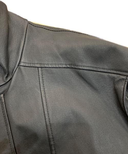 JOHN ASHFORD（ジョン アッシュフォード）JOHN ASHFORD (ジョン アッシュフォード) レザージャケット ブラック サイズ:Lの古着・服飾アイテム