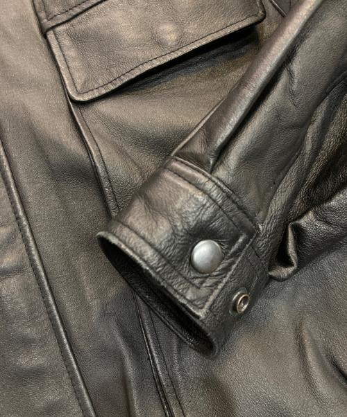 JOHN ASHFORD（ジョン アッシュフォード）JOHN ASHFORD (ジョン アッシュフォード) レザージャケット ブラック サイズ:Lの古着・服飾アイテム