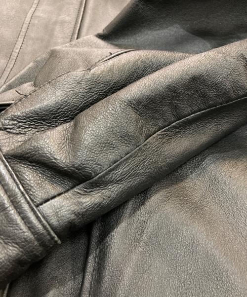 JOHN ASHFORD（ジョン アッシュフォード）JOHN ASHFORD (ジョン アッシュフォード) レザージャケット ブラック サイズ:Lの古着・服飾アイテム