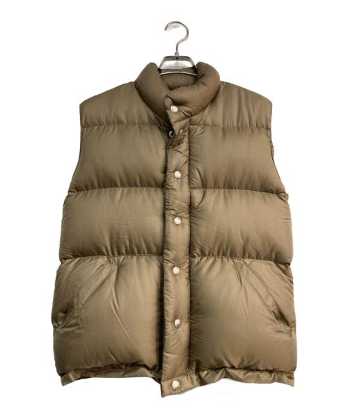 Crescent Down Works（クレセントダウンワークス）Crescent Down Works (クレセントダウンワークス) ダウンベスト グリーン サイズ:xsの古着・服飾アイテム