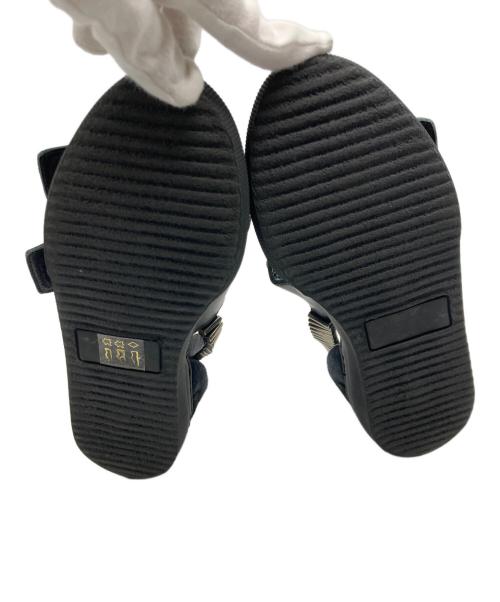TOGA PULLA（トーガ プルラ）TOGA PULLA (トーガ プルラ) METAL SNEAKER SANDALS ブラック サイズ:36の古着・服飾アイテム