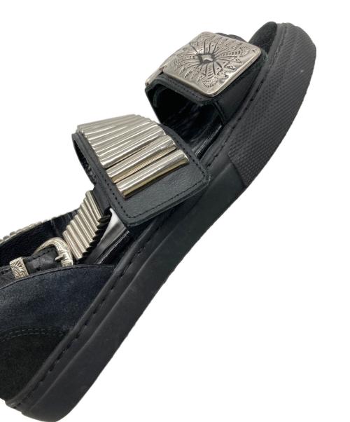TOGA PULLA（トーガ プルラ）TOGA PULLA (トーガ プルラ) METAL SNEAKER SANDALS ブラック サイズ:36の古着・服飾アイテム