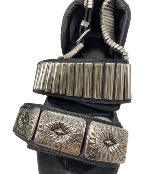 TOGA PULLA（トーガ プルラ）TOGA PULLA (トーガ プルラ) METAL SNEAKER SANDALS ブラック サイズ:36の古着・服飾アイテム