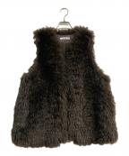 JOURNAL STANDARD relumeジャーナルスタンダード レリューム）の古着「ロングカーリーフェイクファーベスト　24011462102030」｜ブラウン