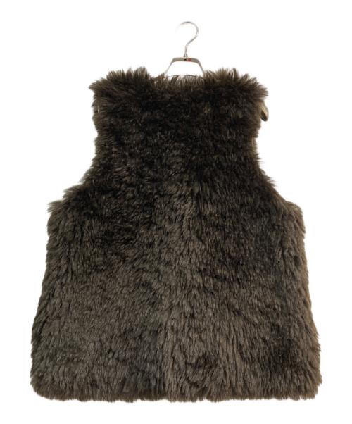 JOURNAL STANDARD relume（ジャーナルスタンダード レリューム）JOURNAL STANDARD relume (ジャーナルスタンダード レリューム) ロングカーリーフェイクファーベスト　24011462102030 ブラウン サイズ:Freeの古着・服飾アイテム