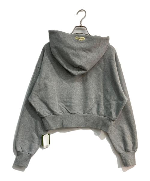 REEBOK（リーボック）REEBOK (リーボック) NAUTICA (ノーティカ) Heavy Weight Zip Short Length Hoodie　253-3256 グレー サイズ:Free 未使用品の古着・服飾アイテム