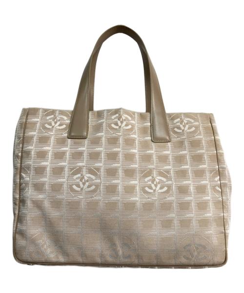 CHANEL（シャネル）CHANEL (シャネル) トートバッグ　ニュートラベルライン ベージュの古着・服飾アイテム