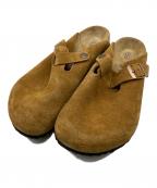 BIRKENSTOCKビルケンシュトック）の古着「Boston スエードレザーサンダル」｜ブラウン
