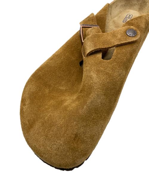 BIRKENSTOCK（ビルケンシュトック）BIRKENSTOCK (ビルケンシュトック) Boston スエードレザーサンダル ブラウン サイズ:43の古着・服飾アイテム