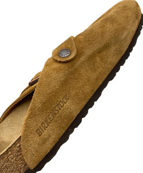 BIRKENSTOCK（ビルケンシュトック）BIRKENSTOCK (ビルケンシュトック) Boston スエードレザーサンダル ブラウン サイズ:43の古着・服飾アイテム