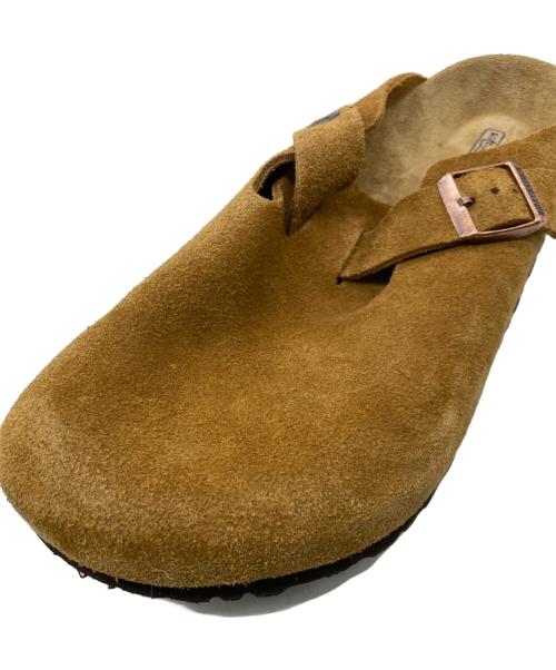 BIRKENSTOCK（ビルケンシュトック）BIRKENSTOCK (ビルケンシュトック) Boston スエードレザーサンダル ブラウン サイズ:43の古着・服飾アイテム