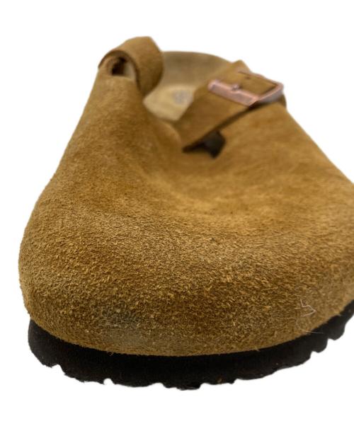 BIRKENSTOCK（ビルケンシュトック）BIRKENSTOCK (ビルケンシュトック) Boston スエードレザーサンダル ブラウン サイズ:43の古着・服飾アイテム
