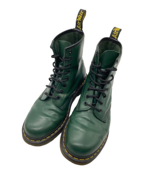 Dr.Martens（ドクターマーチン）Dr.Martens (ドクターマーチン) 8ホールブーツ グリーン サイズ: UK8の古着・服飾アイテム